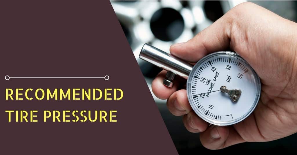 Recommended Tire Pressure