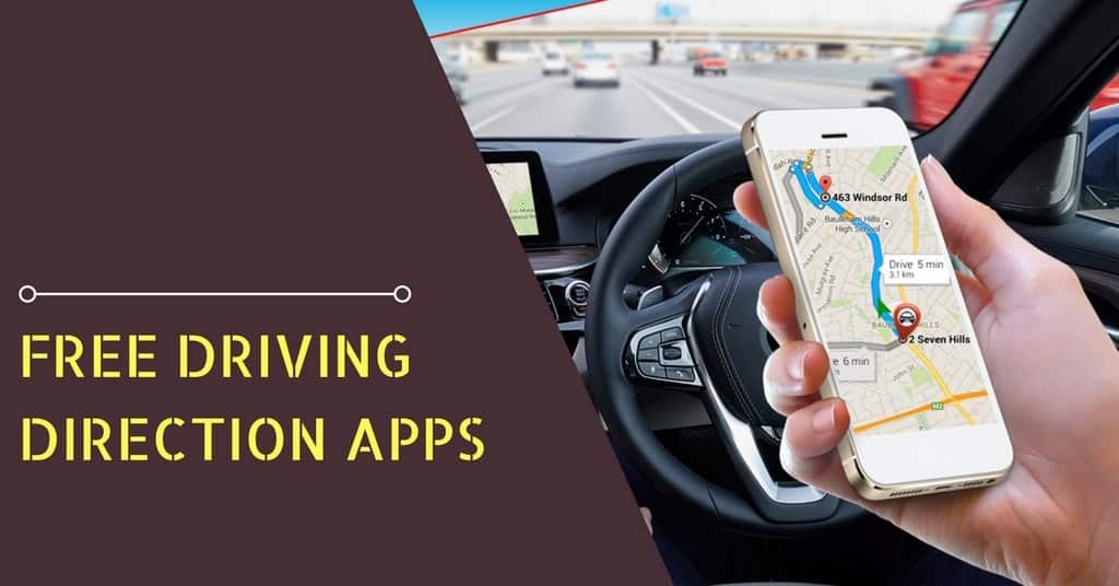 Free driving direction apps