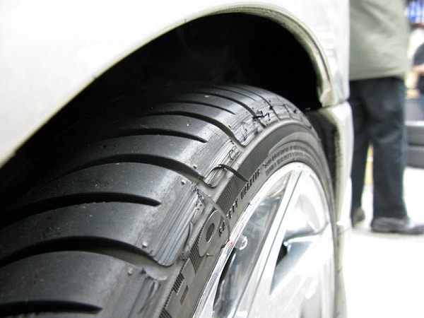 Rubbed wheel