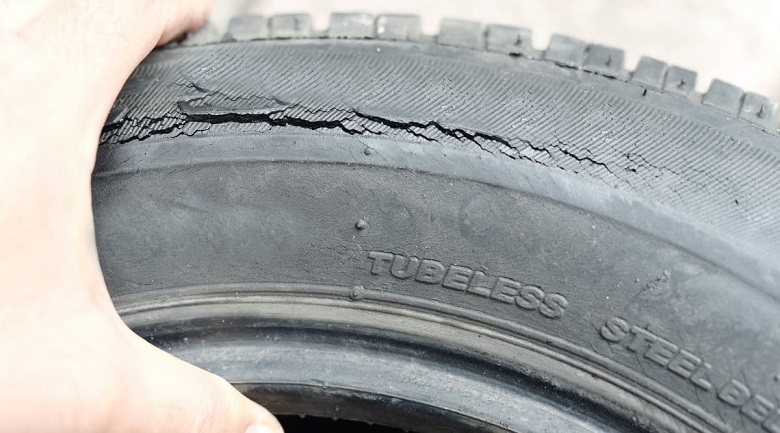 How to avert cracked tires