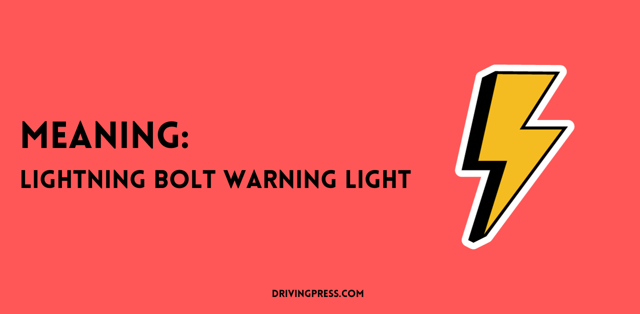 lightning bolt warning light meaning