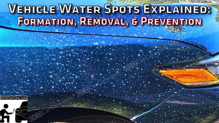 Understanding Water Spots